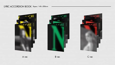 ITZY - NOT SHY (B Version) Album CD+Photobook+Photocards+Lyric Accordion Book+(Extra ITZY 6 Photocards+ITZY Pocket Mirror) in Saudi Arabia