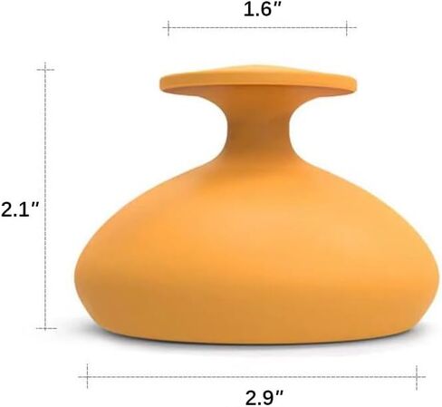 Folca Palm Chest Percussion Cup Silicone Pressure Drum Massager Sputum Remover Cup for Patients Elders Infantr(2.9 * 2.1inches for baby) in Saudi Arabia