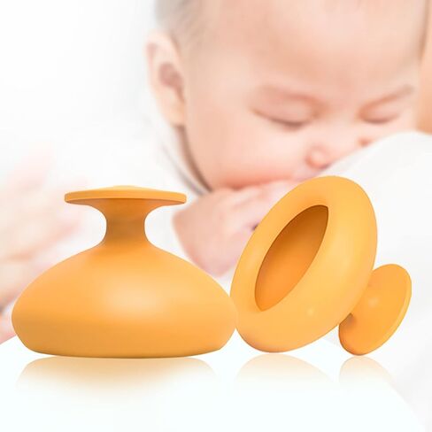 Folca Palm Chest Percussion Cup Silicone Pressure Drum Massager Sputum Remover Cup for Patients Elders Infantr(2.9 * 2.1inches for baby) in Saudi Arabia