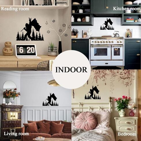 هدية Hosrnovo Bigfoot، ديكور جداري معدني لغرفة المعيشة وغرفة النوم والمطبخ والمنزل، هدايا ريترو كبيرة القدم للرجال (13.8 * 10.5 بوصة) in Kuwait