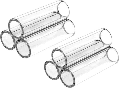 IAFVKAI 6-Tube الأسماك الروبيان المغذية الزجاج أنبوب تربية، خزان حوض أسماك الأنابيب المأوى أنبوب خزان الأسماك المأوى الزينة in Kuwait