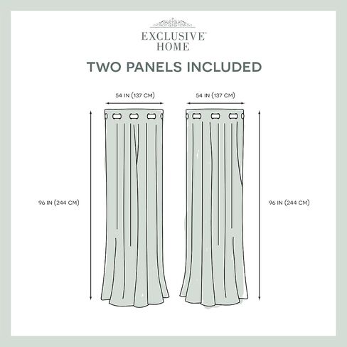 Exclusive Home Curtains Exclusive Home Modo Metallic Geometric Grommet Top Curtain Panel Pair, 54x96, Winter White, 2 Count in Saudi Arabia