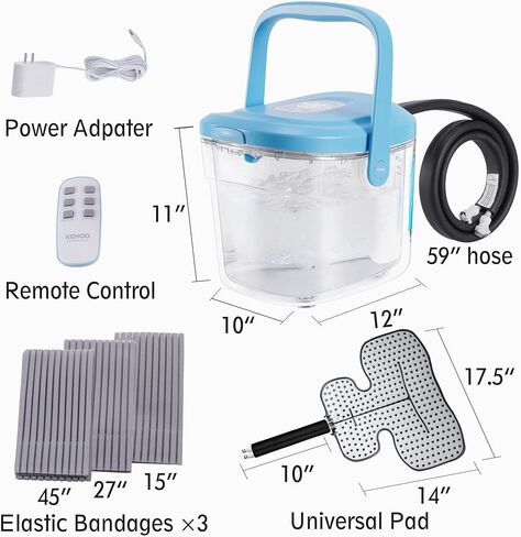 NEHOO Cold Therapy System, Transparent Bucket, Programable Ice Therapy Machine After Knee, Shoudler Surgery in Kuwait
