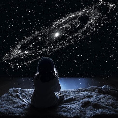 يعد قرص Andromeda لجهاز عرض LaView Star مثاليًا كهدية عيد ميلاد للأطفال، وهدية يوم الأطفال، وهدية عيد الميلاد، مثالي كحضانة أطفال وديكورات لعائلتك in Kuwait