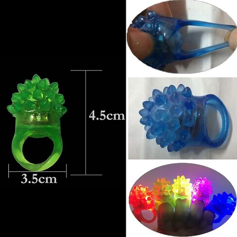 ضوء ليلي ملون وميض LED مصاصة Rave Binkie تضيء لعبة قلادة متوهجة وامضة LED صافرة الحلمة للأنشطة في KTV وبار حفلة موسيقية عيد الميلاد الهالوين (A-6 حزمة ملونة) in Kuwait