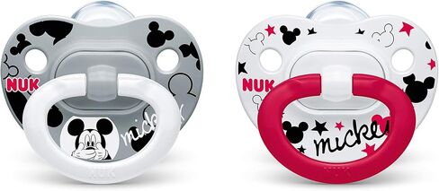 NUK Disney Minnie Mouse Orthodontic Pacifiers, 0-6 Months, 2 Count (Pack of 1) in Saudi Arabia