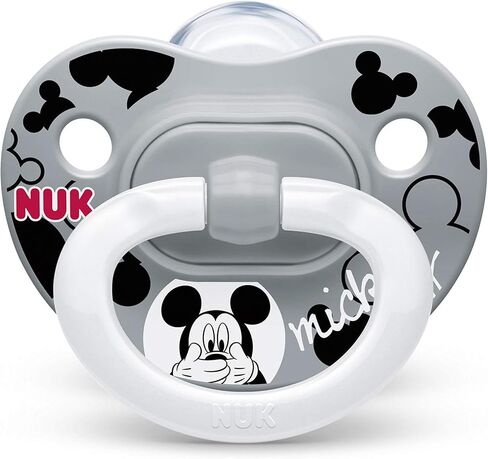 NUK Disney Minnie Mouse Orthodontic Pacifiers, 0-6 Months, 2 Count (Pack of 1) in Saudi Arabia