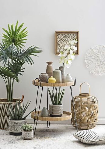 Creative Co-Op Handmade White Coral Shaped Paper & Metal Décor (Set of 3 Sizes) Wall Art in Saudi Arabia