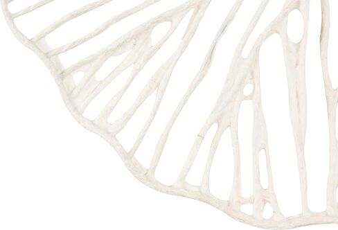 Creative Co-Op Handmade White Coral Shaped Paper & Metal Décor (Set of 3 Sizes) Wall Art in Saudi Arabia