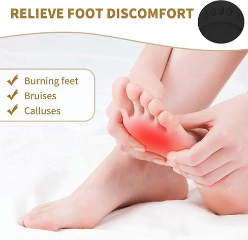 4 pairs Honeycomb Fabric Forefoot Pads Women High Heels Invisible Socks High Heel Comfort Pads for Relieving Foot in Saudi Arabia
