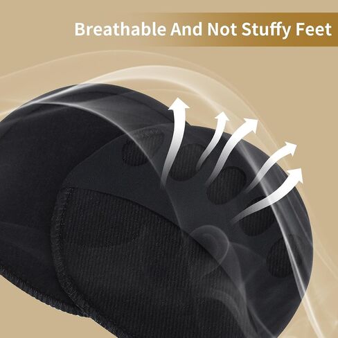 4 pairs Honeycomb Fabric Forefoot Pads Women High Heels Invisible Socks High Heel Comfort Pads for Relieving Foot in Saudi Arabia