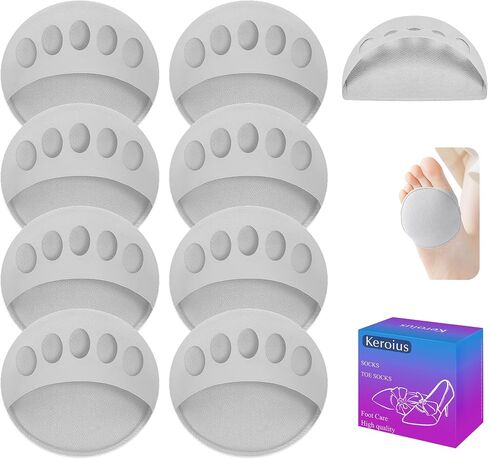 4 pairs Honeycomb Fabric Forefoot Pads Women High Heels Invisible Socks High Heel Comfort Pads for Relieving Foot in Saudi Arabia