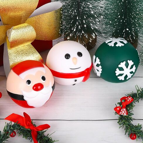 3 قطع عيد الميلاد لعبة الكلب الكرة 8.5 سم علاج موزع الكرة لعبة تنظيف الأسنان مضغ لعبة ثلج نمط الكلب لغز لعبة للملل لعبة الكلب غير القابلة للتدمير لعبة الكلب التفاعلية الكرة للداخلية جرو القط in Kuwait