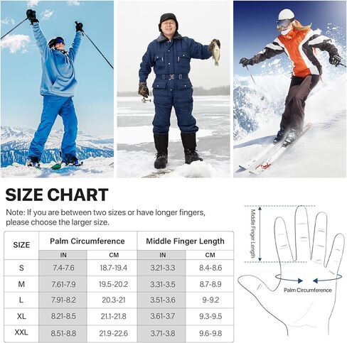 SAVIOR HEAT Heated Gloves for Men Women,Electric Gloves 4000mAh Rechargeable Batteries Touchscreen Waterproof Heated Winter Gloves for Motorcycle Ski Hiking in Kuwait