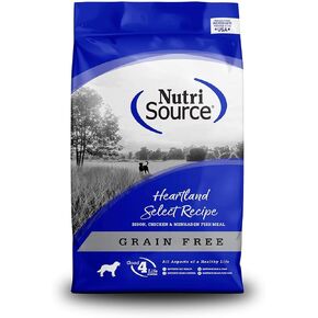 طعام الحيوانات الأليفة من Tuffy's Nutrisource هارتلاند سيليكت مع طعام جاف للكلاب من البيسون، 5 رطل in Kuwait