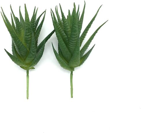 EBUYOM 2 جهاز كمبيوتر شخصى النباتات العصارية الاصطناعية غير بوعاء وهمية يتدفقون Tillandsia نباتات الهواء النضرة Bromeliads باقة ترتيبات النباتات الصناعية DIY لحديقة Terrarium ديكور المنزل الديكور الأخضر in Kuwait