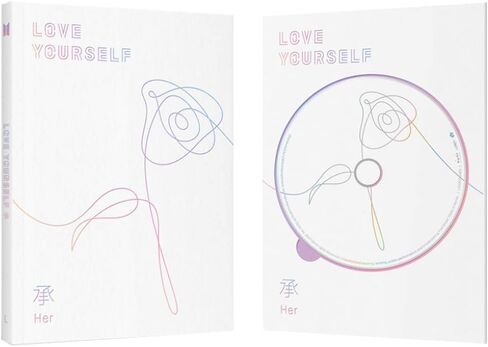 Bangtan Boys BTS 5th Mini Album Love Yourself 承 'HER' (Incl. One Random Acrylic Photocard) (Ver V) in Kuwait