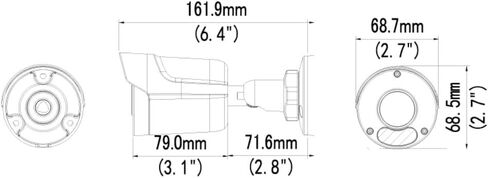 Geovision GV-TBL4705 4MP IR Outdoor Network Bullet Camera with 4 mm Lens in Kuwait