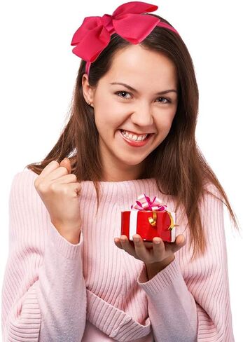 24 قطعة من عصابة الرأس على شكل فيونكة من الحرير المضلع مع فيونكات للفتيات، 24 لونًا in Kuwait