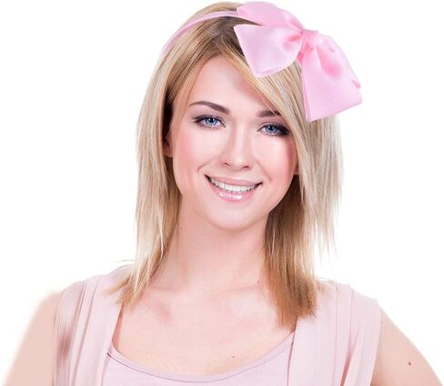 24 قطعة من عصابة الرأس على شكل فيونكة من الحرير المضلع مع فيونكات للفتيات، 24 لونًا in Kuwait