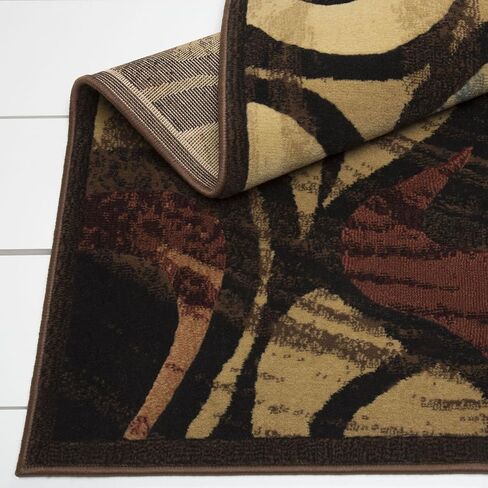 سجادة منطقة دوامة فنية معاصرة من Home Dynamix Catalina Picasso، أسود/بني، 5'3"x7'2" in Kuwait