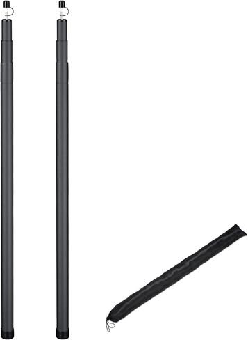 يس كوم مجموعة اعمدة خيمة متداخلة قابلة للتعديل ومحمولة من الالومنيوم للتخييم، عبوة من قطعتين in Kuwait