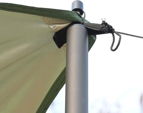 يس كوم مجموعة اعمدة خيمة متداخلة قابلة للتعديل ومحمولة من الالومنيوم للتخييم، عبوة من قطعتين in Kuwait