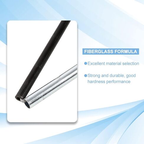 Fiberglass Tent Pole, 1 Sets Outdoor Camping Double Tent Pole Support Frames Kit Tent Replacement Poles Replacement Tent Poles Fiberglass Tent Poles Replacement Fiberglass Tent Pole Replacement in Saudi Arabia
