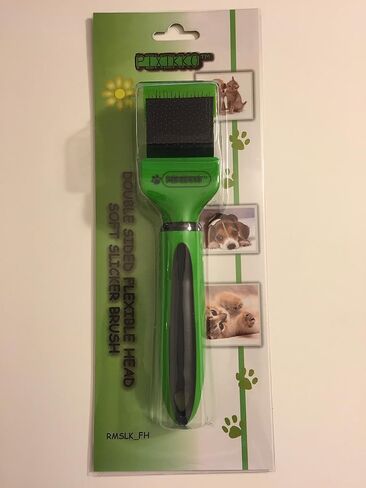 بيكسيكو فرشاة رأس مرنة مزدوجة الجوانب للعناية اليومية للقطط والكلاب in Kuwait