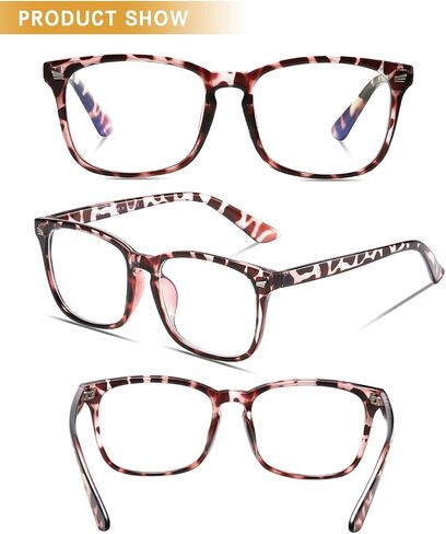 DUCO Blue Light Glasses for Men Women Blue Ray Blocking Glasses Computer Glasses for Teens Non prescription Eyeglasses 5201 in Saudi Arabia