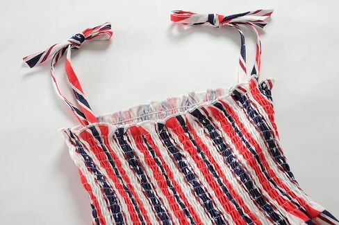 Toddler Girls 4th of July Dress Girls American Flag Outfit Kids Patriotic Independence Memorial Day Dress in Kuwait