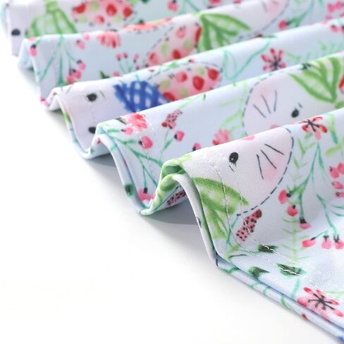 فستان JONGOS للأطفال الصغار لعيد الفصح بأكمام قصيرة على شكل أرنب فستان لحفلات الأميرات ملابس صيفية in Kuwait