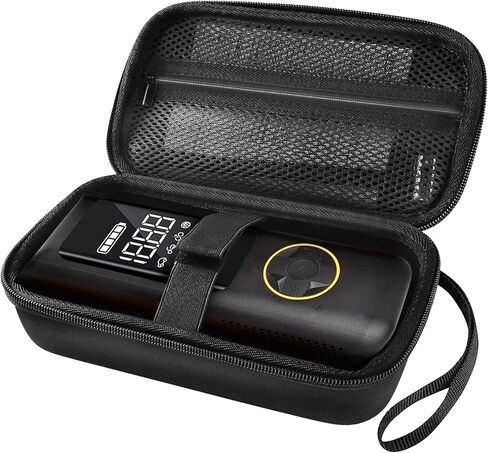 ميكدي تيك حافظة واقية للحمل متوافقة مع منفاخ الاطارات اللاسلكي وضاغط الهواء المحمول وحامل تخزين مضخة الاطارات للمحول وانبوب الهواء وكابل شحن USB (الصندوق فقط) in Kuwait