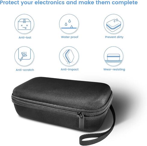 ميكدي تيك حافظة واقية للحمل متوافقة مع منفاخ الاطارات اللاسلكي وضاغط الهواء المحمول وحامل تخزين مضخة الاطارات للمحول وانبوب الهواء وكابل شحن USB (الصندوق فقط) in Kuwait