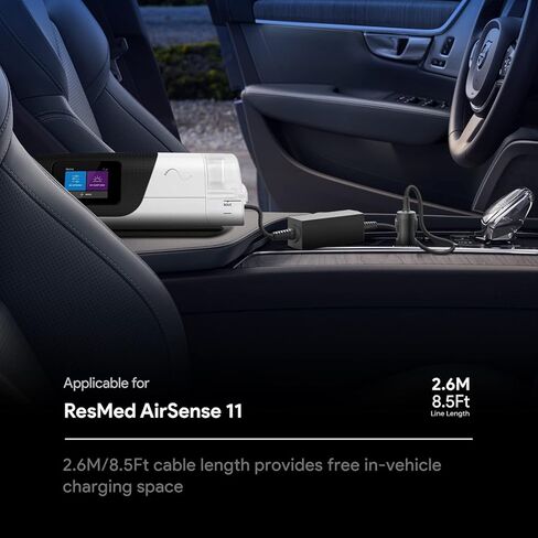 كابل شحن CASIMY PD USB-C 20V DC متوافق مع ResMed AirSense 11 Air 11 Airmini 65W 20W ResMed CPAP إلى 24V CPAP بطارية احتياطية لبنك الطاقة ومحول محطة شاحن مزود الطاقة in Kuwait