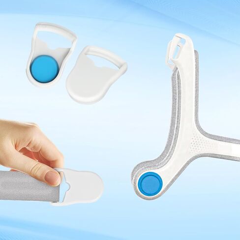 2 Pairs Positive Pressure Magnetic Headgear Clips, CPAP Headgear Clips for ResMed Quick-Disconnect Positive Pressure Mask Clips for AirFit F20 F30 N20 Positive Pressure Accessories Supplies in Saudi Arabia