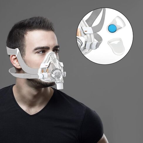 2 Pairs Positive Pressure Magnetic Headgear Clips, CPAP Headgear Clips for ResMed Quick-Disconnect Positive Pressure Mask Clips for AirFit F20 F30 N20 Positive Pressure Accessories Supplies in Saudi Arabia