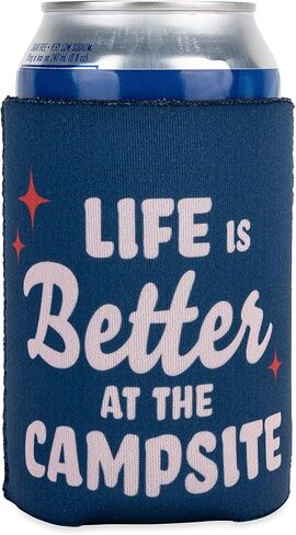 Camco Life is Better at The Campsite Cozie Can Cooler, 4-Pack, 12 oz in Saudi Arabia