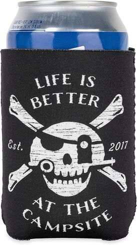 Camco Life is Better at The Campsite Cozie Can Cooler, 4-Pack, 12 oz in Saudi Arabia