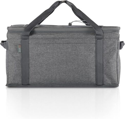 ONIVA - a Picnic Time brand 64 Can Collapsible Cooler, Large Insulated Soft Cooler Bag, Portable Beach Cooler with Shoulder Strap, (Heathered Gray) in Saudi Arabia