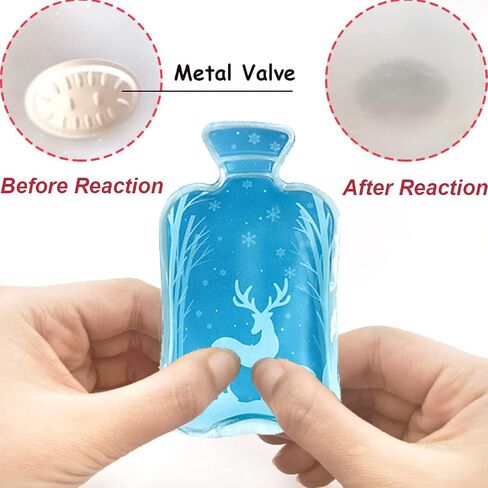 Reusable for Hot Pack Hand Shoes Warmer Click Snap Heat Camping Skiing Emergency Warming Supply Self-Heating in Kuwait