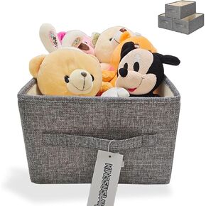 سلة تخزين قماشية قابلة للطي من KINGSUSLAY، صناديق تخزين وسلال لحشو هدايا عيد الميلاد، تخزين منزلي، مثالية للملابس، الحضانة، الألعاب، صناديق الخزانة (بيج-3 قطع، 16.15 × 10 × 6.5 بوصة) in Kuwait