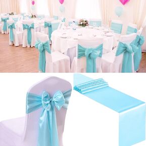 100 PCS Satin Chair Sashes Decorative Bow Chair Sashes Ties Chair Ribbon Bows Chair Cover Band for Wedding Party Ceremony Reception Events Banquet Home Kitchen Decoration (7 x108inch,Rose Gold)