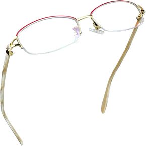 نظارات قراءة LifeArt Alloy شبه بدون إطار، نظارات حجب الضوء الأزرق، مضادة لإجهاد العين، نظارات ألعاب الكمبيوتر، نظارات تلفزيون للنساء والرجال، مضادة للوهج (أرجواني، تكبير 2.75) in Kuwait