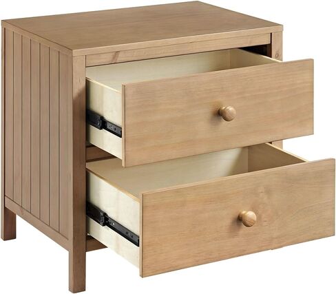 Oxford Baby Everlee 2-Drawer Nightstand, Graystone in Kuwait