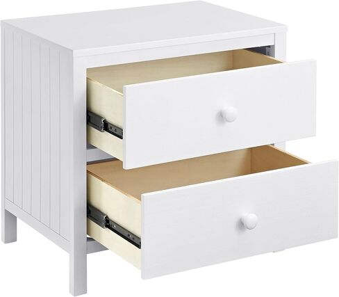 Oxford Baby Everlee 2-Drawer Nightstand, Graystone in Kuwait