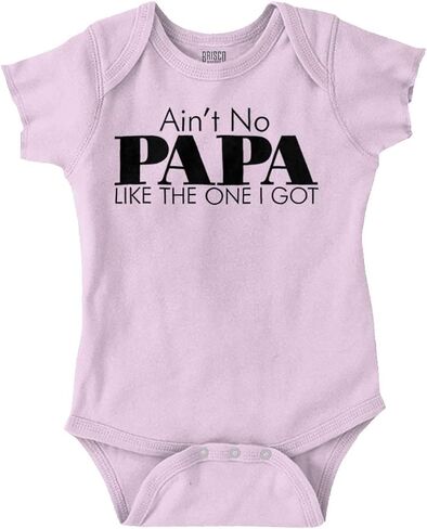 Brisco Brands Ain't No Papa Like The One I Got Baby Romper Boys or Girls in Saudi Arabia