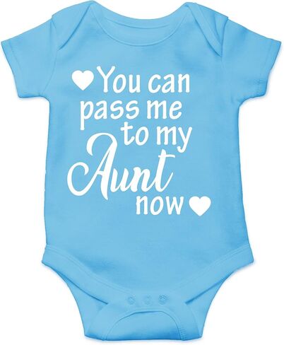 CBTwear You Can Pass Me to My Aunt Now Funny Baby Bodysuit in Kuwait