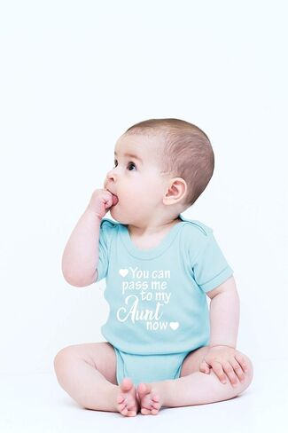 CBTwear You Can Pass Me to My Aunt Now Funny Baby Bodysuit in Kuwait