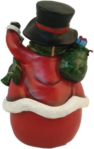 زينة لرجل الثلج بوليريسين مع قطار متحرك، ضوء ليد، موسيقية مع 8 ألحان للعب في الطاولة من البولي ريسين in Kuwait